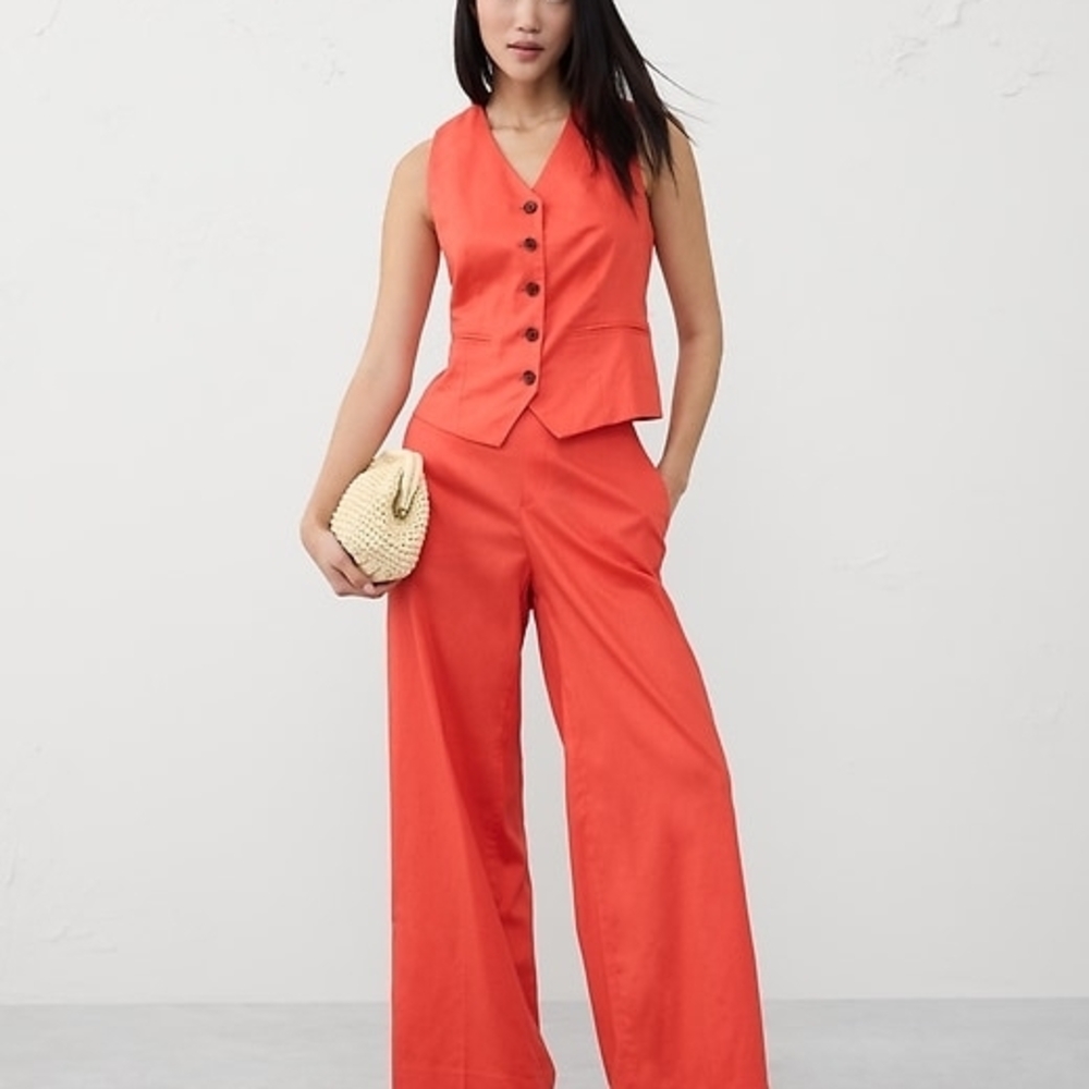 Banana Republic Women's Orange West And Pants Set